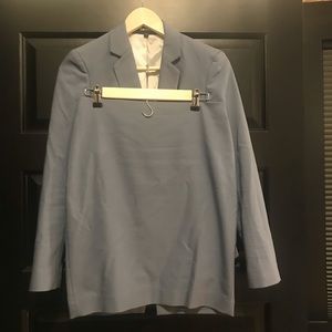 Express skirt suit blue/gray